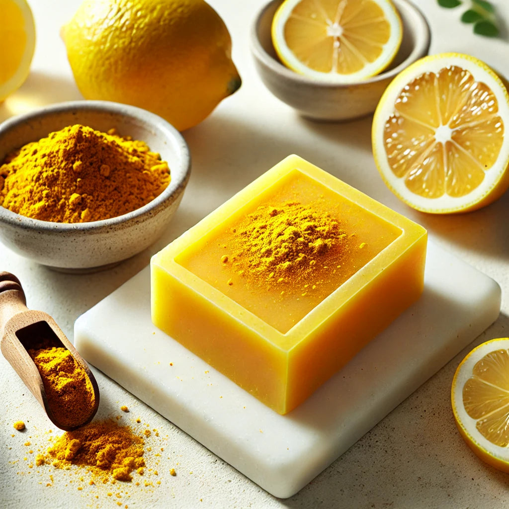 LEMON TUMERIC SOAP * "Bye-Bye Dark Spots, Hello Glow!"