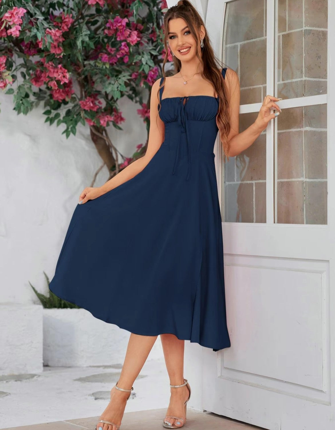 8012's Corset Lace Summer Dress