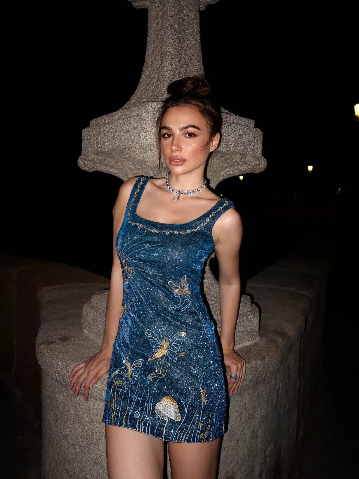 Leave Nothing Enchanting Midnight Dress